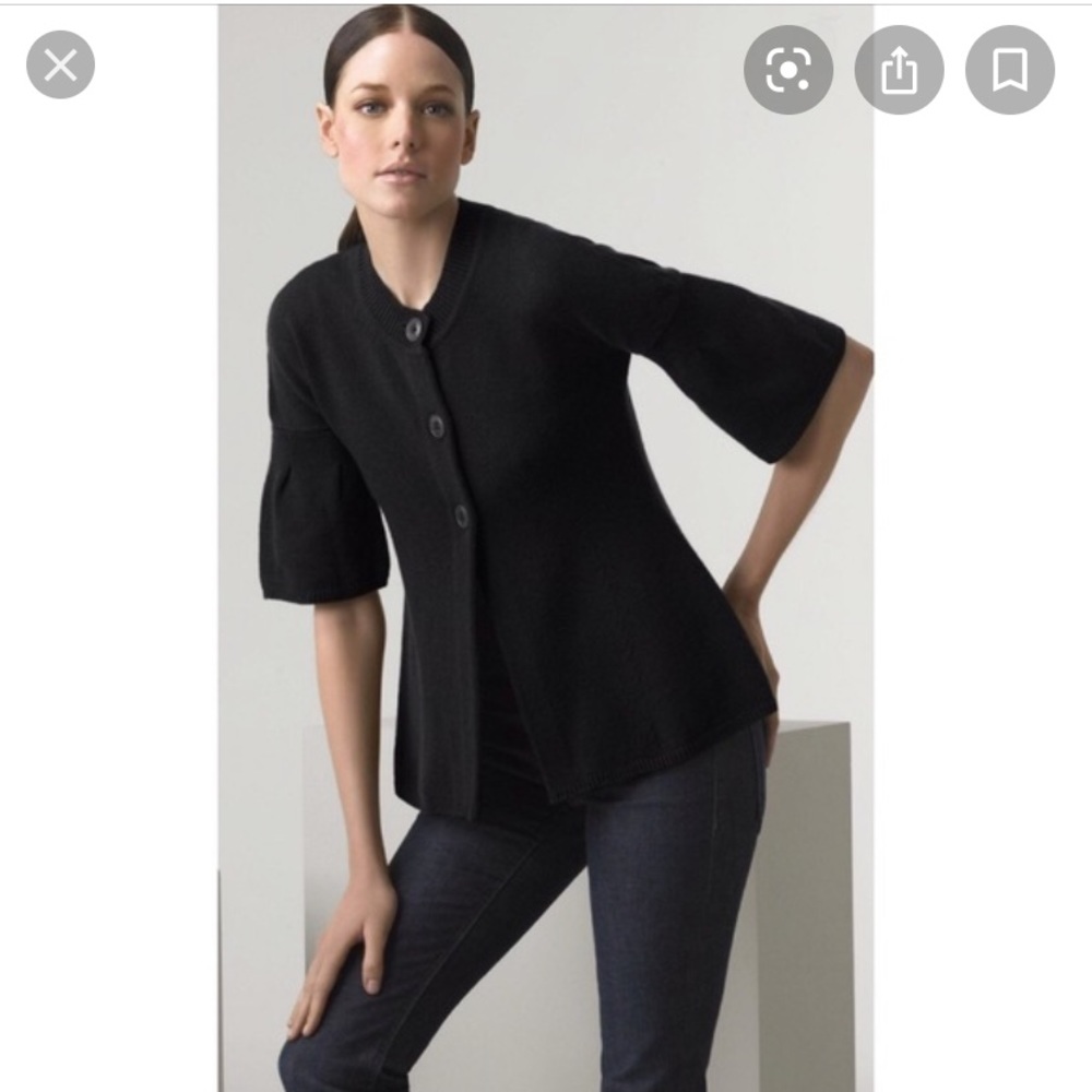 VINCE. Pure Cashmere Navy Blue Cardigan Sweater